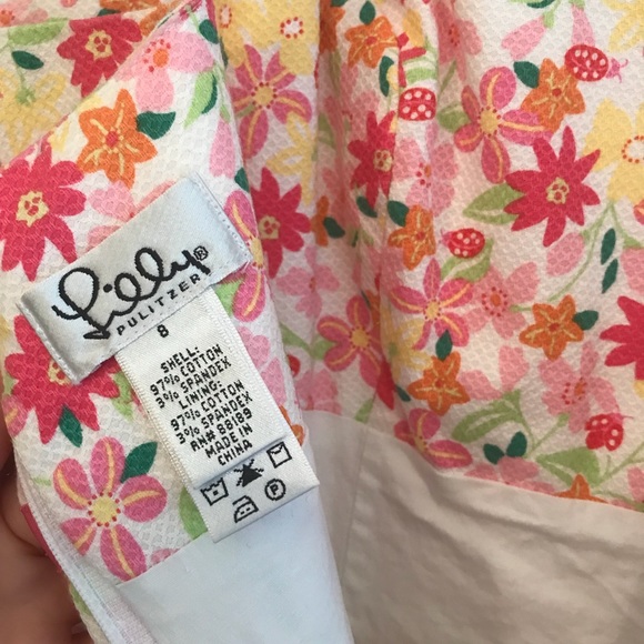 EUC vintage Lilly Pulitzer floral print dress - Picture 7 of 7